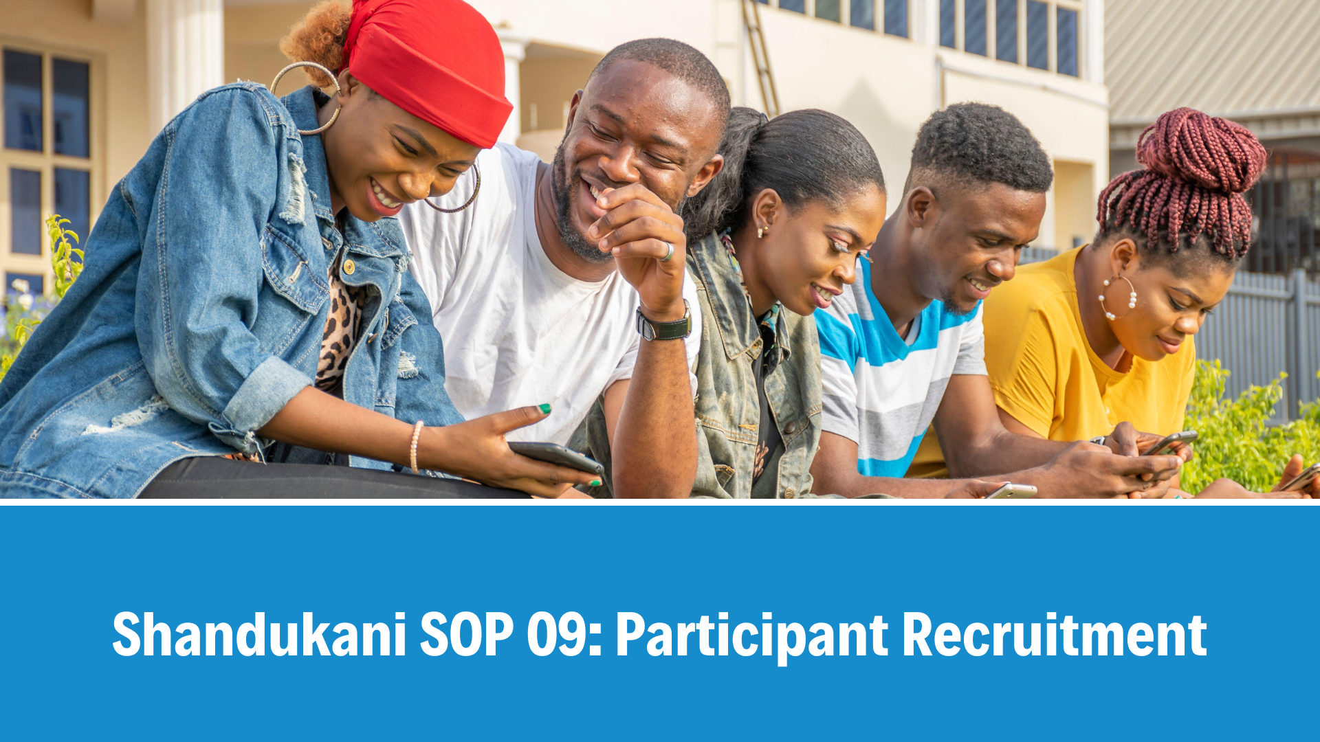 Shandukani SOP 09: Participant Recruitment, V2.0, 29 July 2023